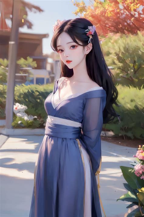 中心行的女人